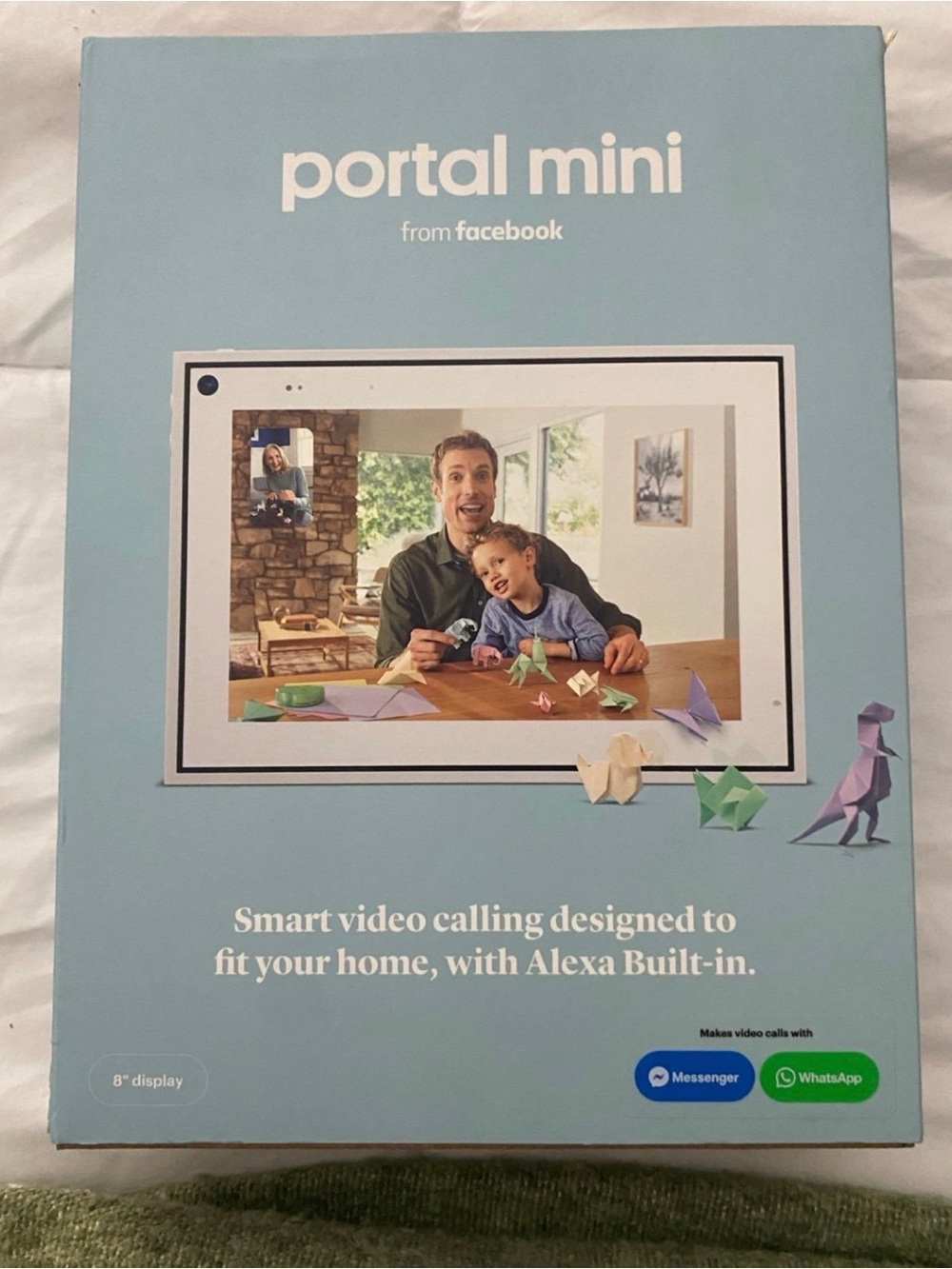 Facebook Portal Mini Smart Display in White with Alexa